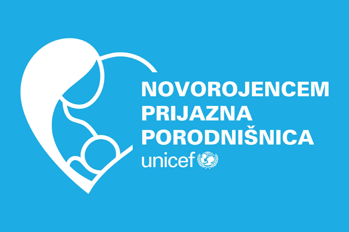 logotip certifikata novorojencem prijazna porodnišnica